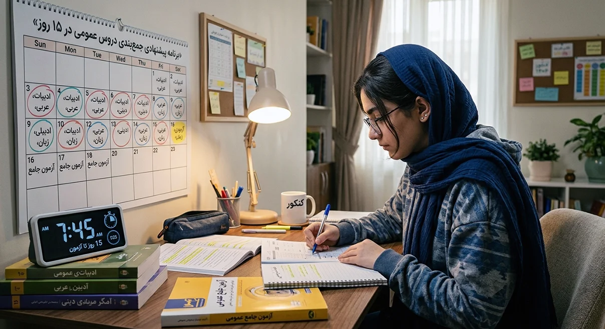 جمعبندی دروس عمومی در ۱۵ روز؛ برنامه پیشنهادی و طلایی برای جهش تراز