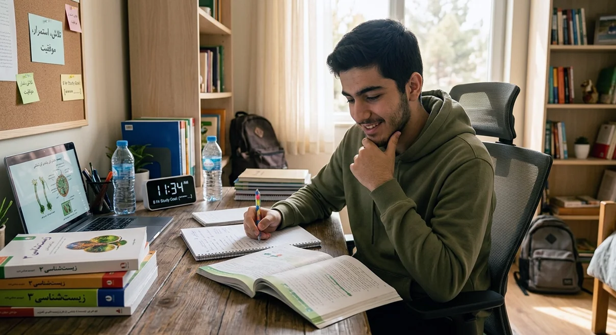 چطور بدون خستگی شدید ساعت مطالعه را از ۳ ساعت به ۸ ساعت افزایش دهیم؟